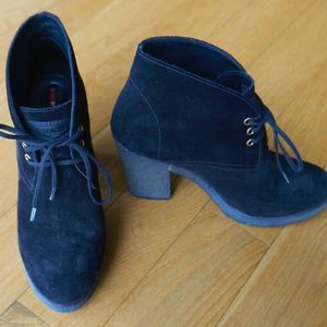 Prada Black Heeled Boot